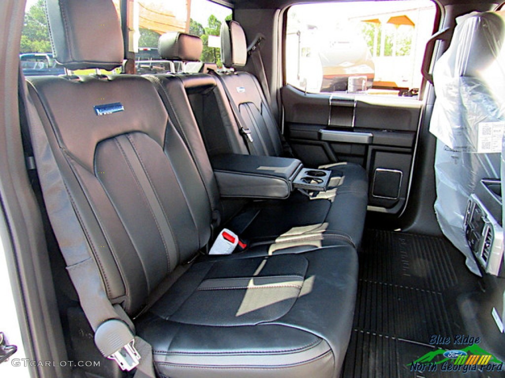 2019 F450 Super Duty Platinum Crew Cab 4x4 - White Platinum Metallic Tri-Coat / Black photo #12