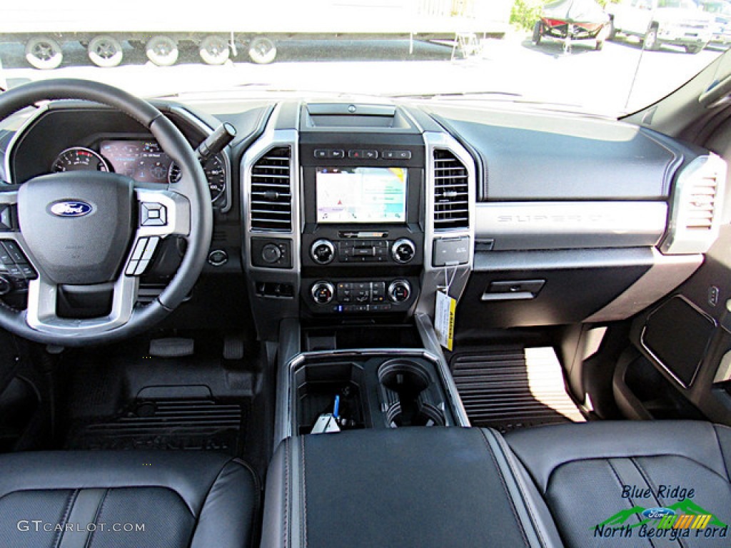 2019 F450 Super Duty Platinum Crew Cab 4x4 - White Platinum Metallic Tri-Coat / Black photo #15
