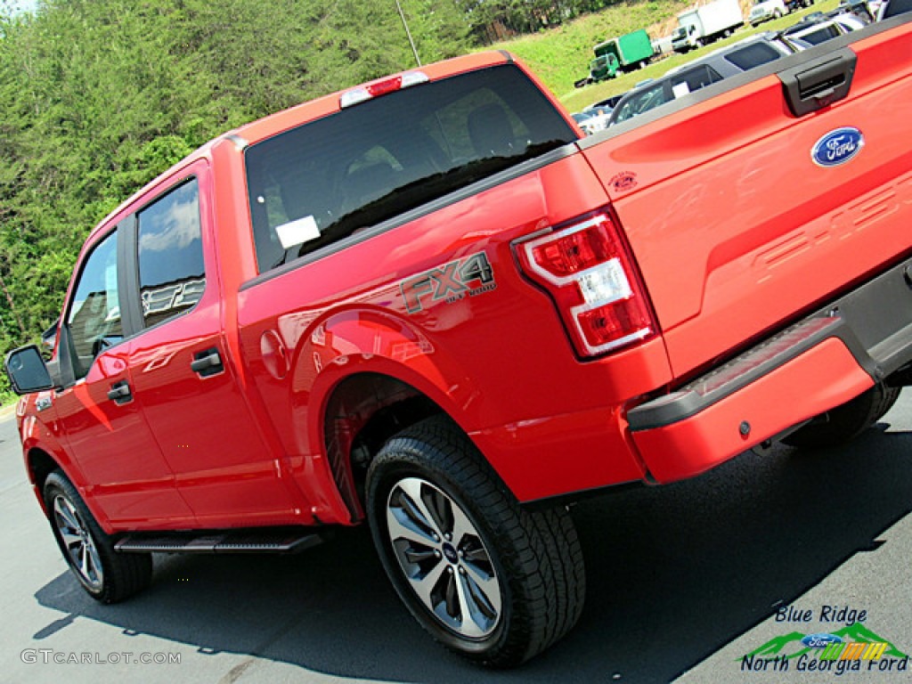 2019 F150 STX SuperCrew 4x4 - Race Red / Black photo #31