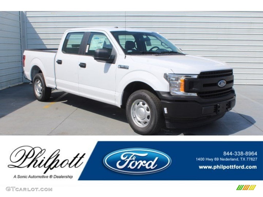 2019 F150 XL SuperCrew - Oxford White / Earth Gray photo #1