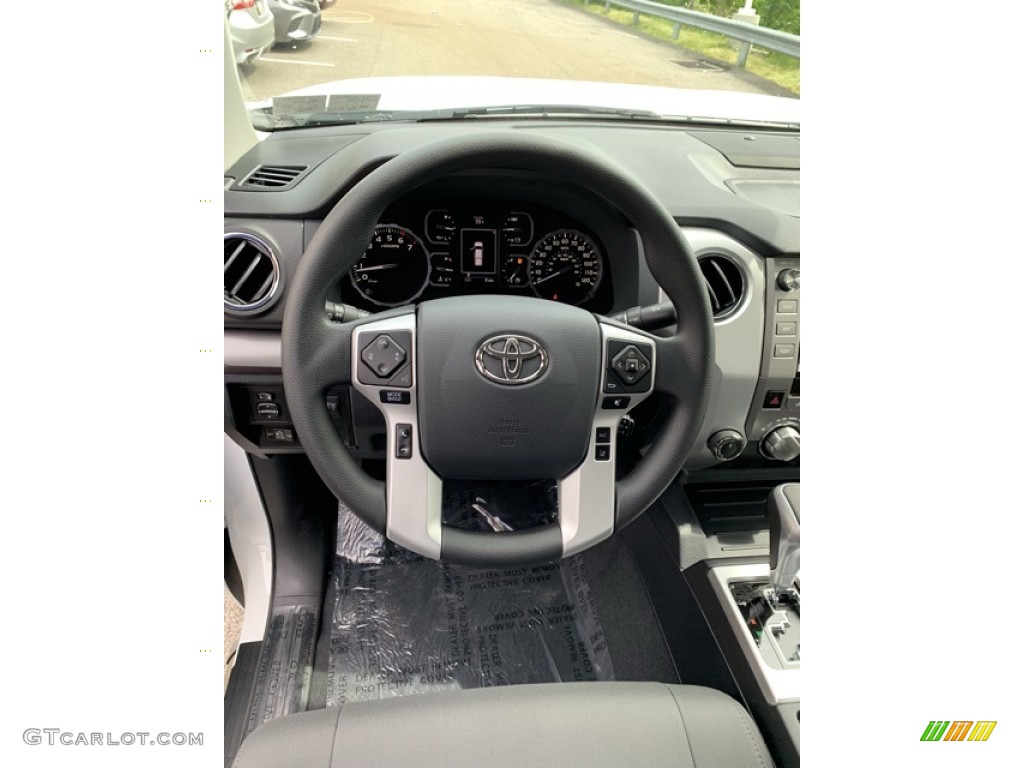 2019 Toyota Tundra TRD Off Road Double Cab 4x4 Graphite Steering Wheel Photo #133497305
