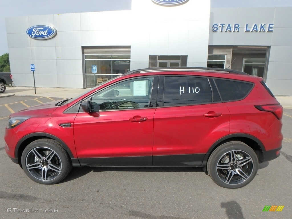 2019 Escape SEL 4WD - Ruby Red / Chromite Gray/Charcoal Black photo #10