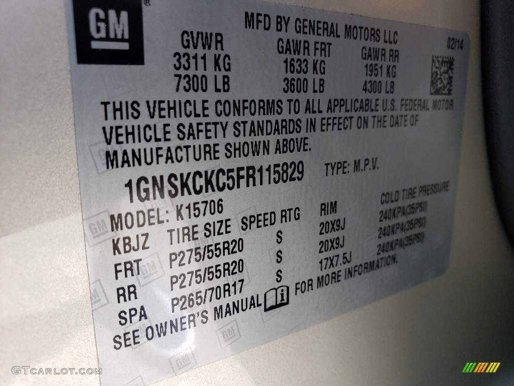 2015 Tahoe LTZ 4WD - Champagne Silver Metallic / Jet Black photo #28