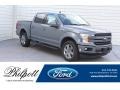 2019 Abyss Gray Ford F150 Lariat SuperCrew 4x4  photo #1