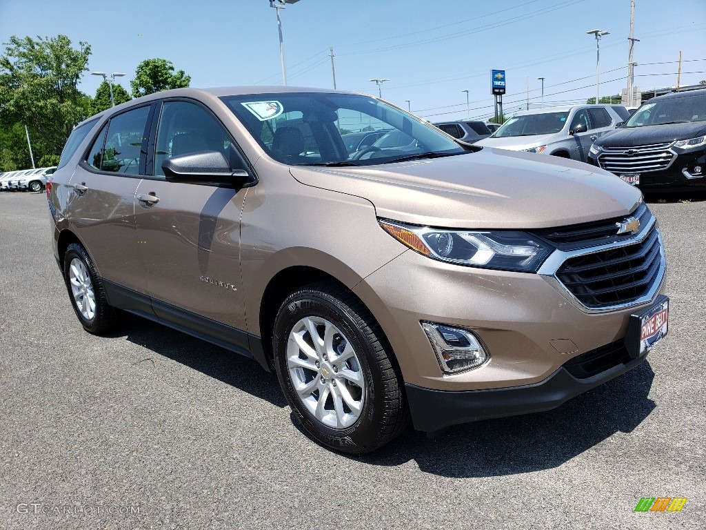 2019 Equinox LS - Sandy Ridge Metallic / Medium Ash Gray photo #1