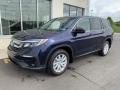 2019 Obsidian Blue Pearl Honda Pilot LX AWD  photo #2