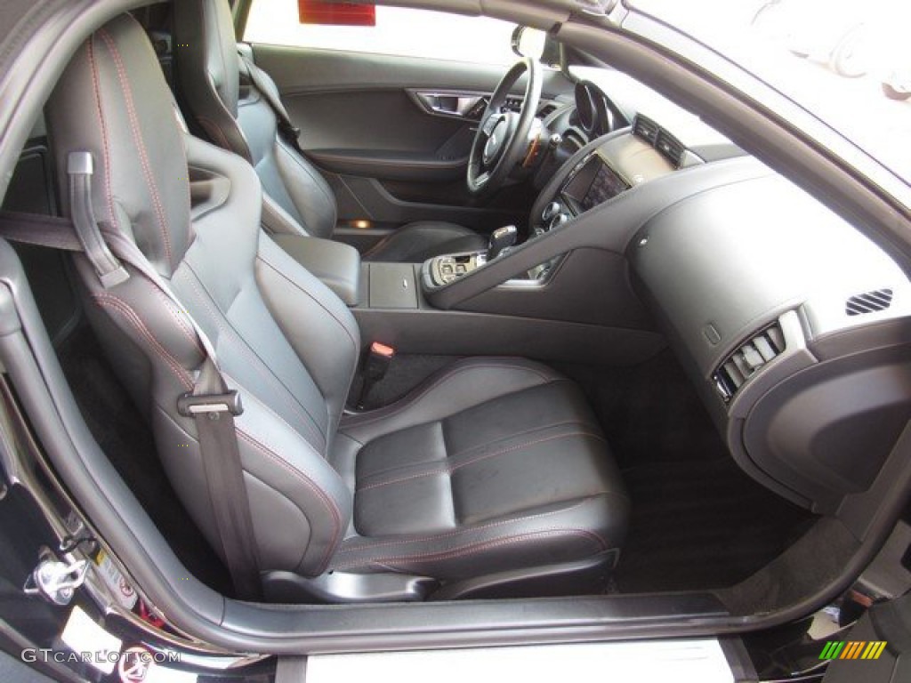 2014 F-TYPE V8 S - Ultimate Black Metallic / Jet photo #3