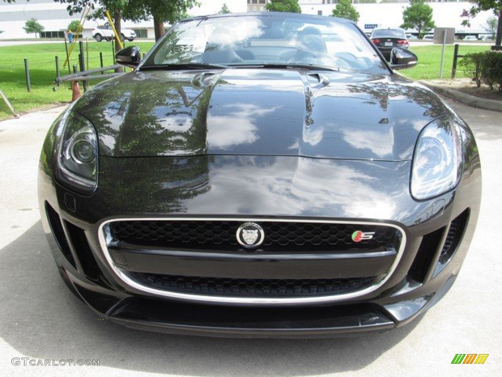 2014 F-TYPE V8 S - Ultimate Black Metallic / Jet photo #10