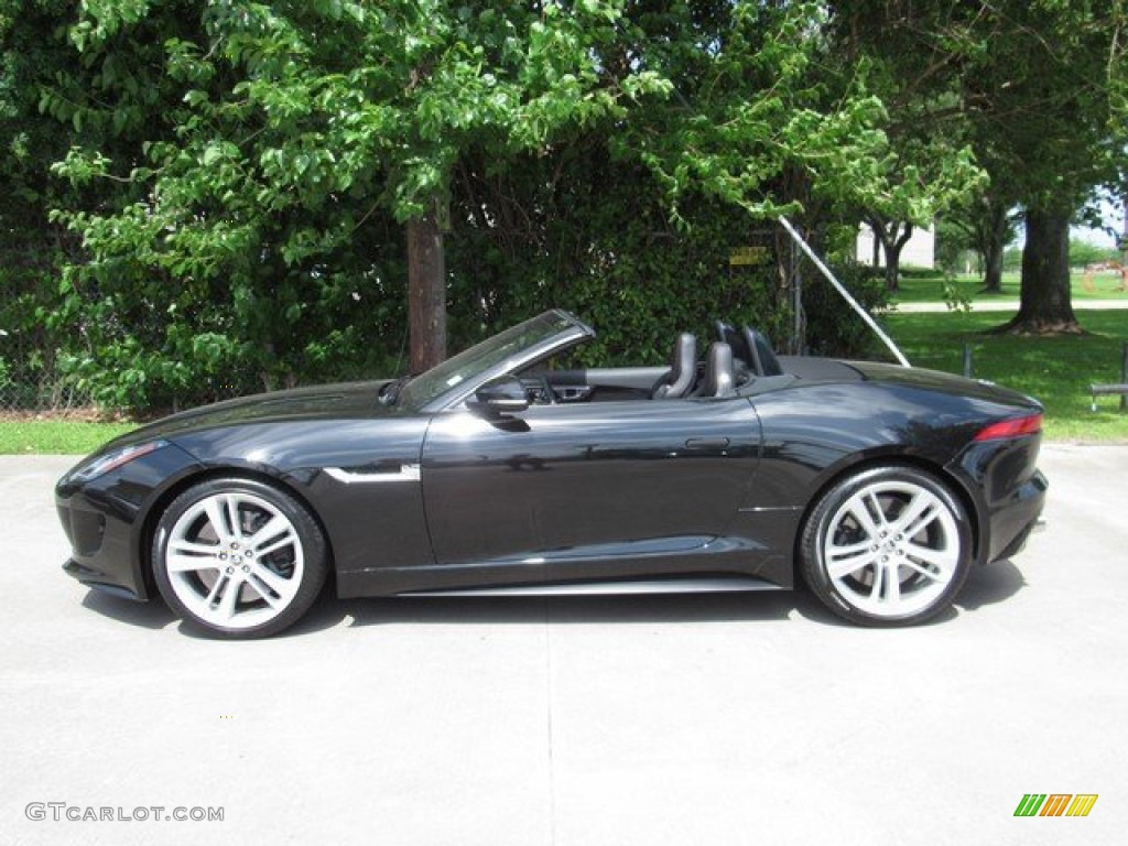 2014 F-TYPE V8 S - Ultimate Black Metallic / Jet photo #12