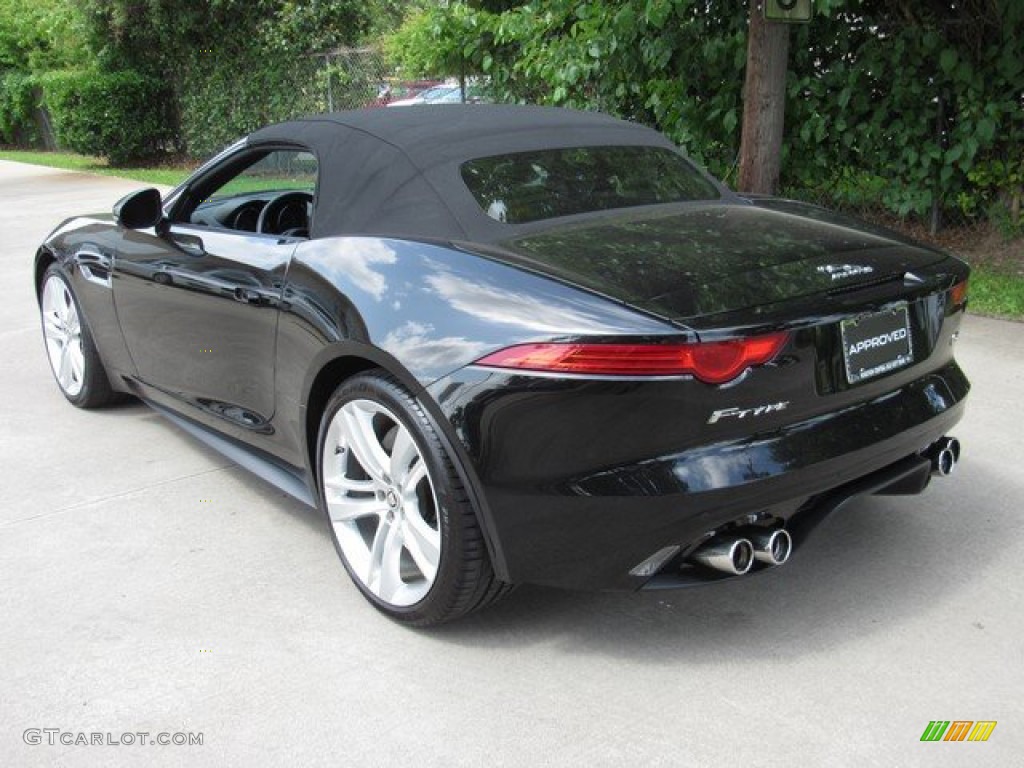 2014 F-TYPE V8 S - Ultimate Black Metallic / Jet photo #14