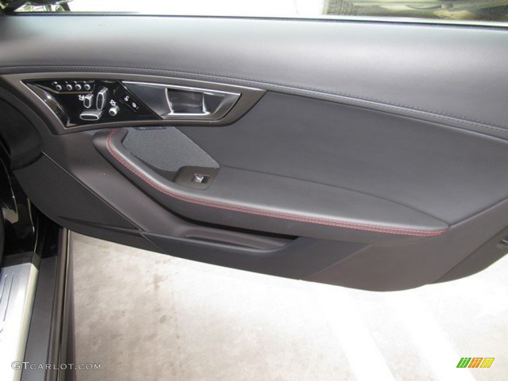 2014 F-TYPE V8 S - Ultimate Black Metallic / Jet photo #20