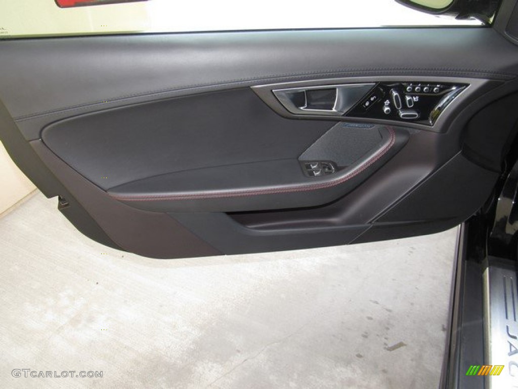 2014 F-TYPE V8 S - Ultimate Black Metallic / Jet photo #23