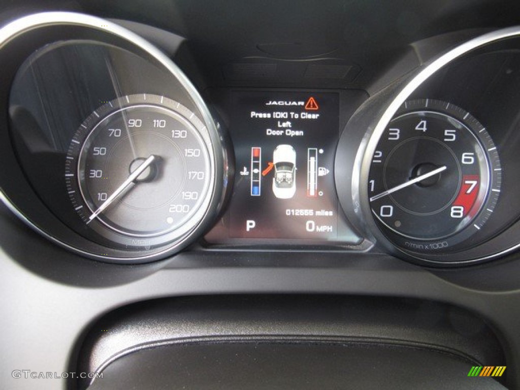 2014 F-TYPE V8 S - Ultimate Black Metallic / Jet photo #29