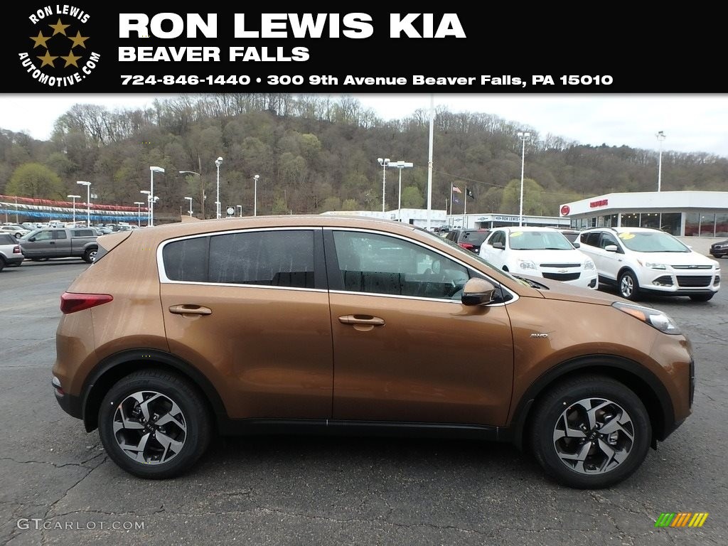 Burnished Copper Kia Sportage