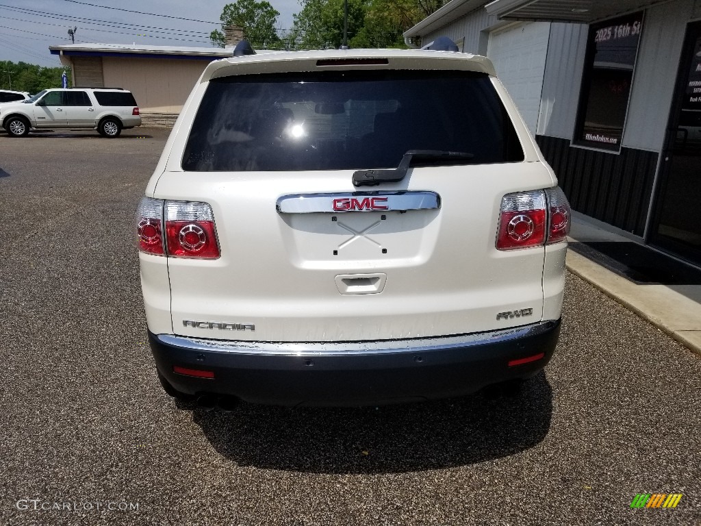 2011 Acadia SLT AWD - White Diamond Tintcoat / Ebony photo #4