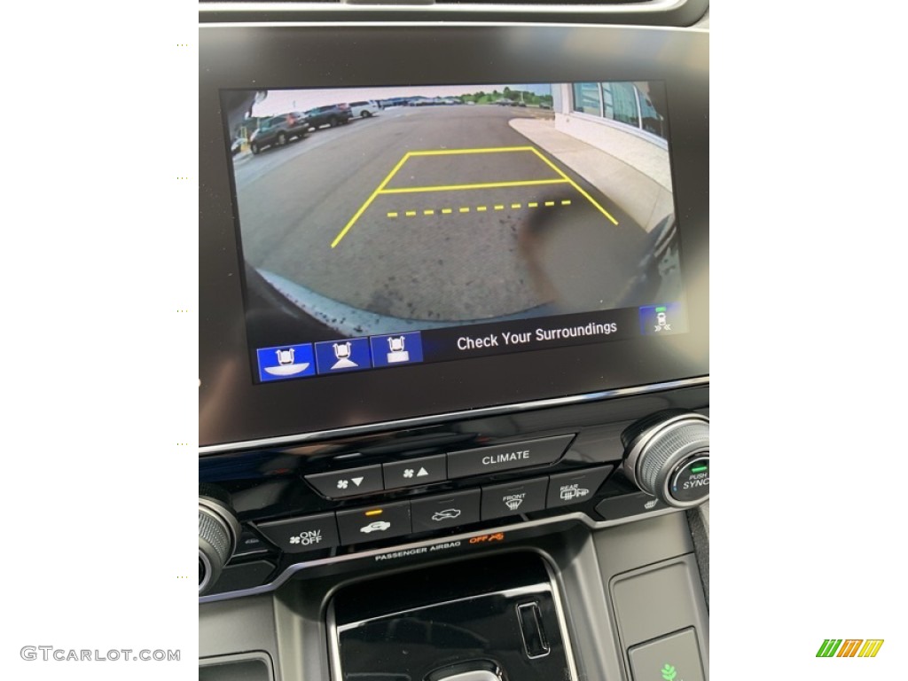 2019 CR-V EX-L AWD - Obsidian Blue Pearl / Gray photo #34