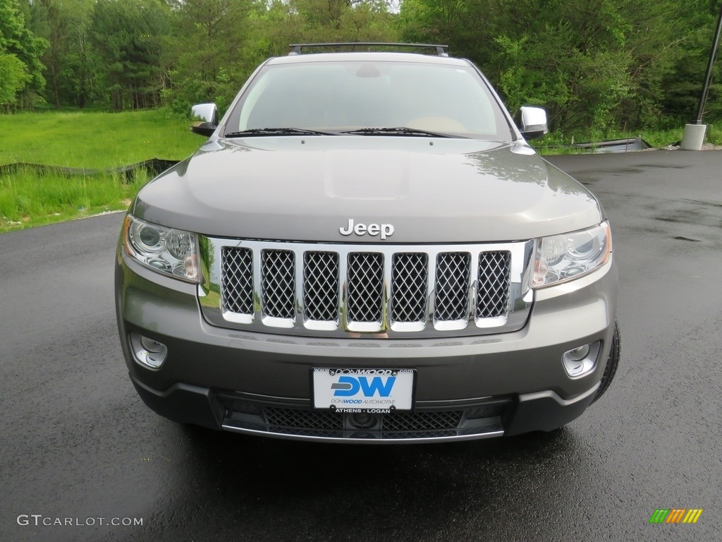 2011 Grand Cherokee Overland 4x4 - Mineral Gray Metallic / New Saddle/Black photo #8