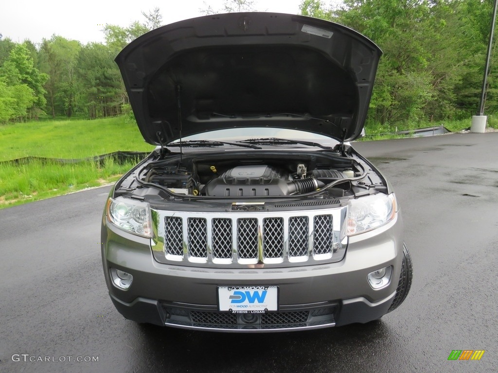 2011 Grand Cherokee Overland 4x4 - Mineral Gray Metallic / New Saddle/Black photo #9