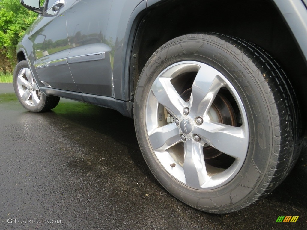 2011 Grand Cherokee Overland 4x4 - Mineral Gray Metallic / New Saddle/Black photo #13