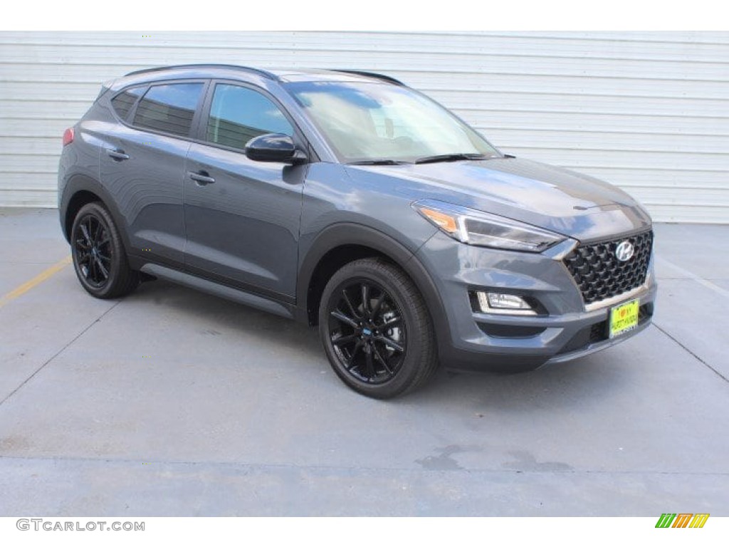 2019 Tucson Night Edition - Magnetic Force Metallic / Black photo #2