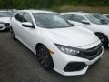 White Orchid Pearl - Civic LX Hatchback Photo No. 6