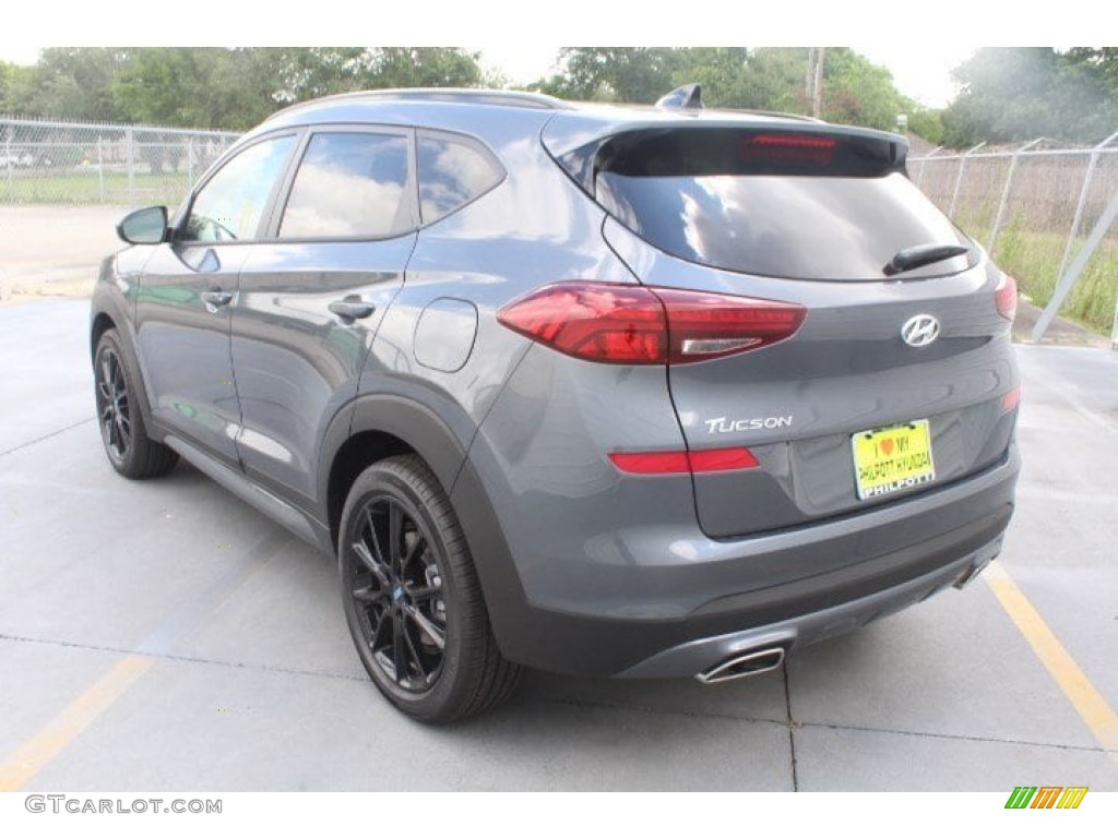 2019 Tucson Night Edition - Magnetic Force Metallic / Black photo #6
