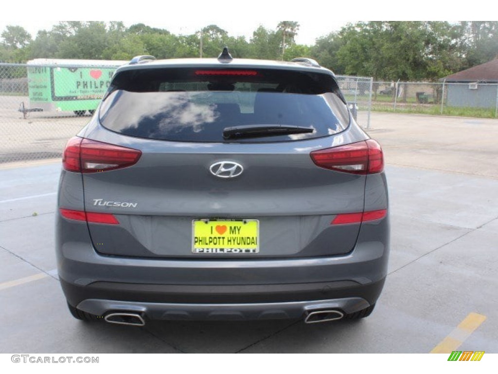 2019 Tucson Night Edition - Magnetic Force Metallic / Black photo #7