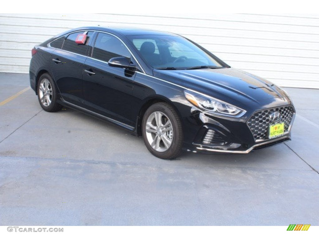 2019 Sonata Sport - Phantom Black / Black photo #2