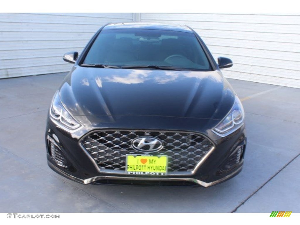 2019 Sonata Sport - Phantom Black / Black photo #3