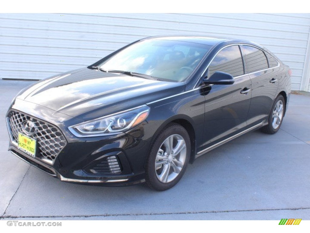 2019 Sonata Sport - Phantom Black / Black photo #4