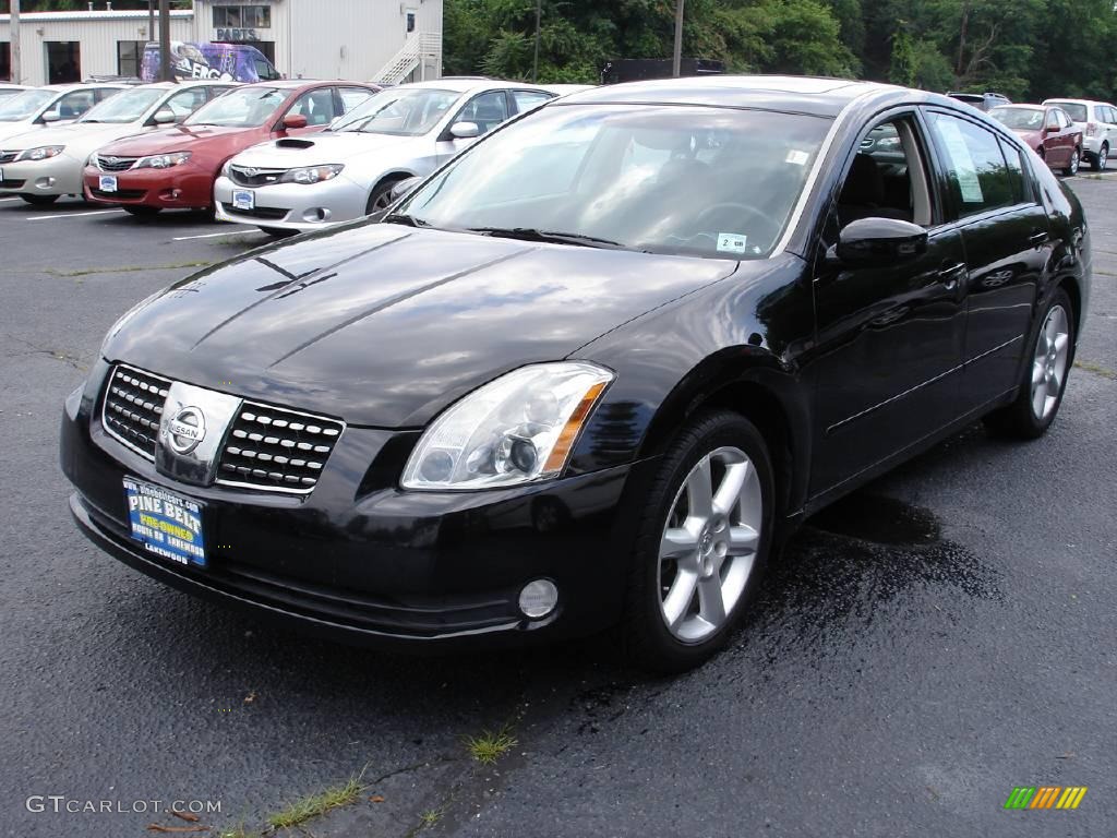 Onyx Black Nissan Maxima