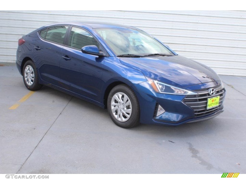 2019 Elantra SE - Lakeside Blue / Gray photo #2