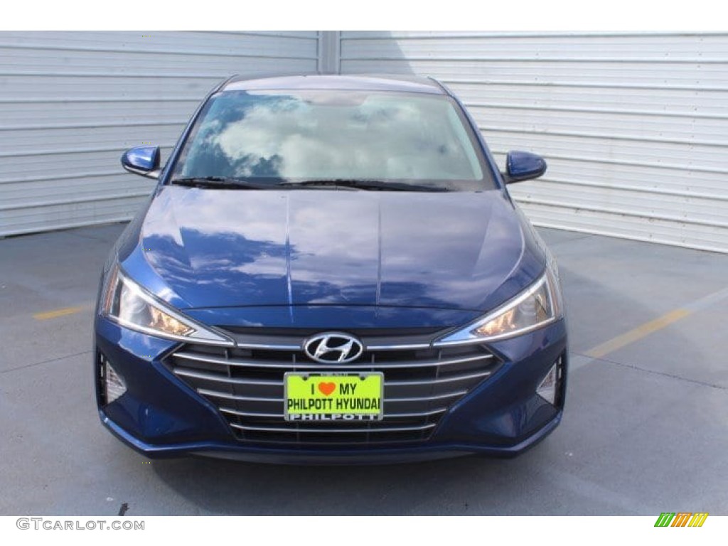 2019 Elantra SE - Lakeside Blue / Gray photo #3
