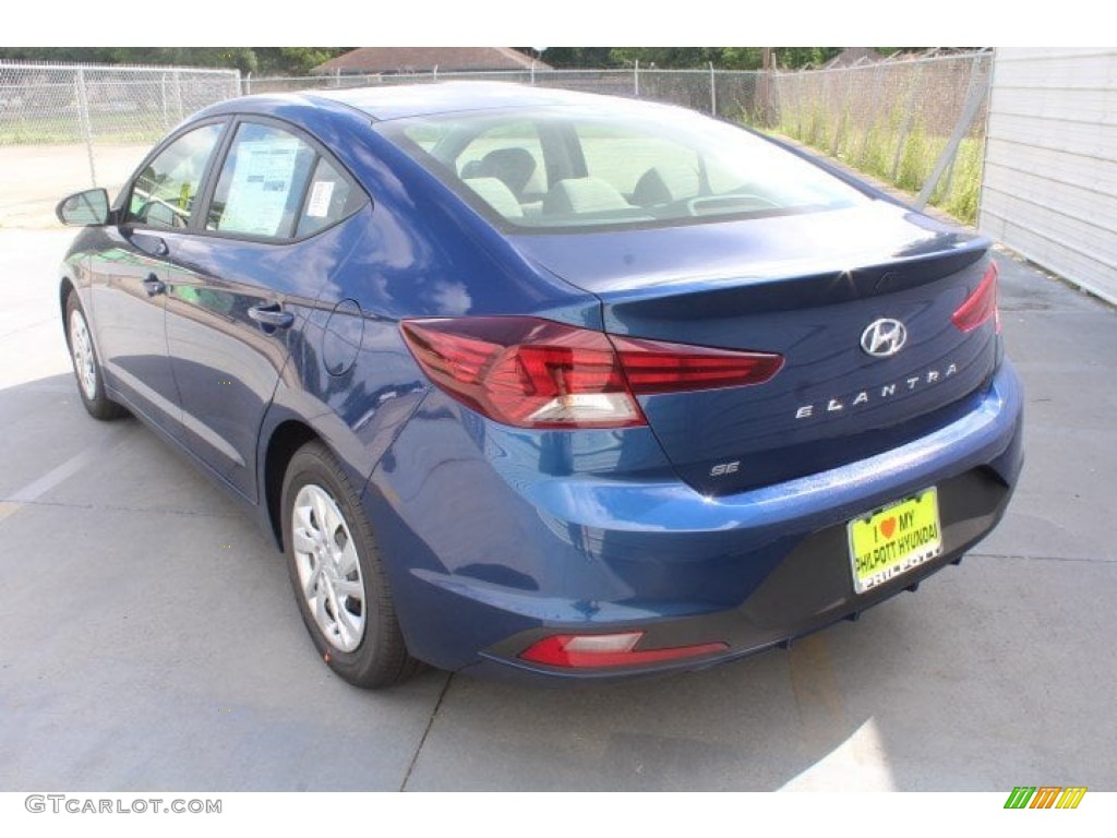 2019 Elantra SE - Lakeside Blue / Gray photo #6