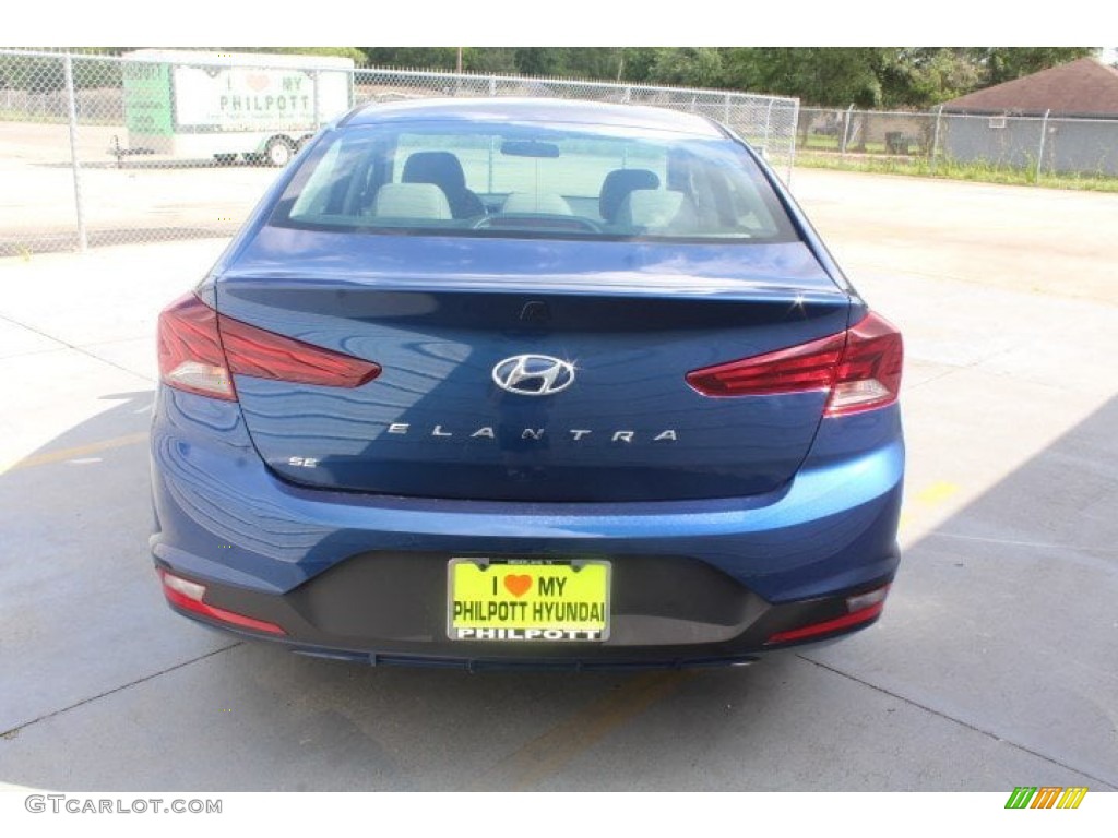 2019 Elantra SE - Lakeside Blue / Gray photo #7