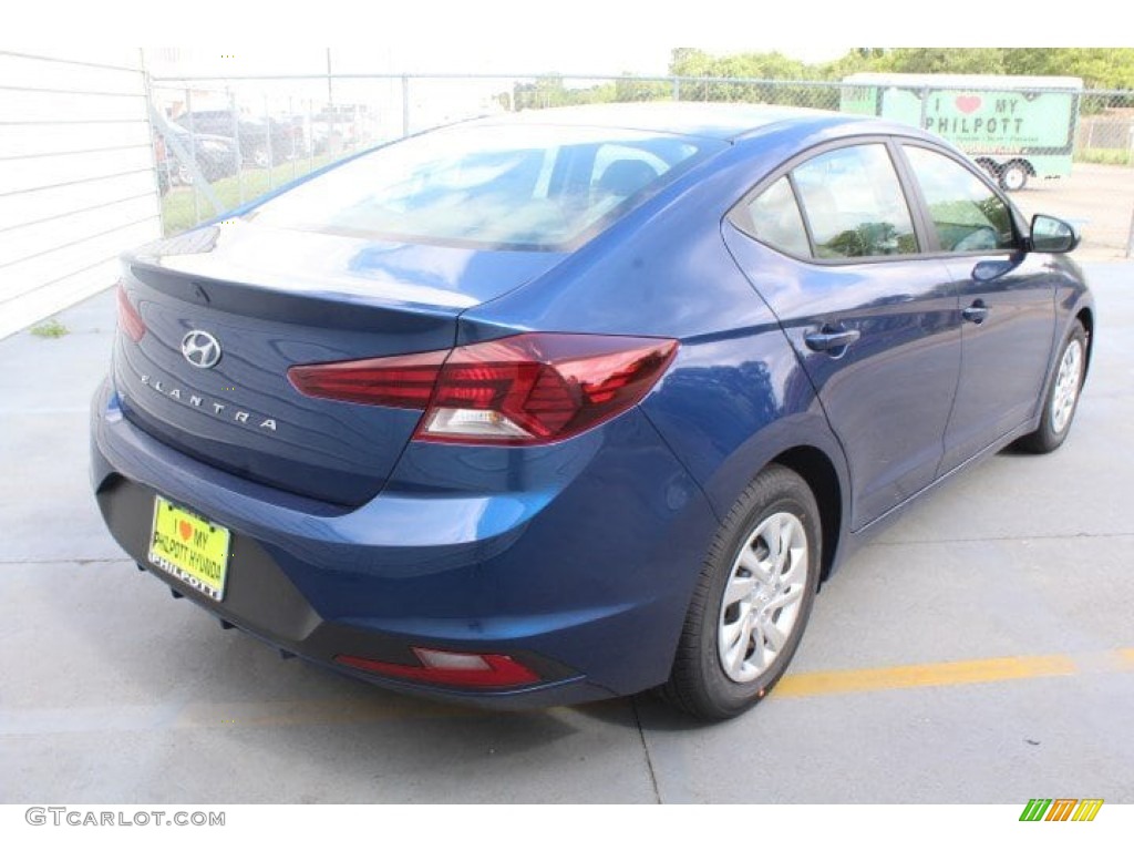 2019 Elantra SE - Lakeside Blue / Gray photo #8