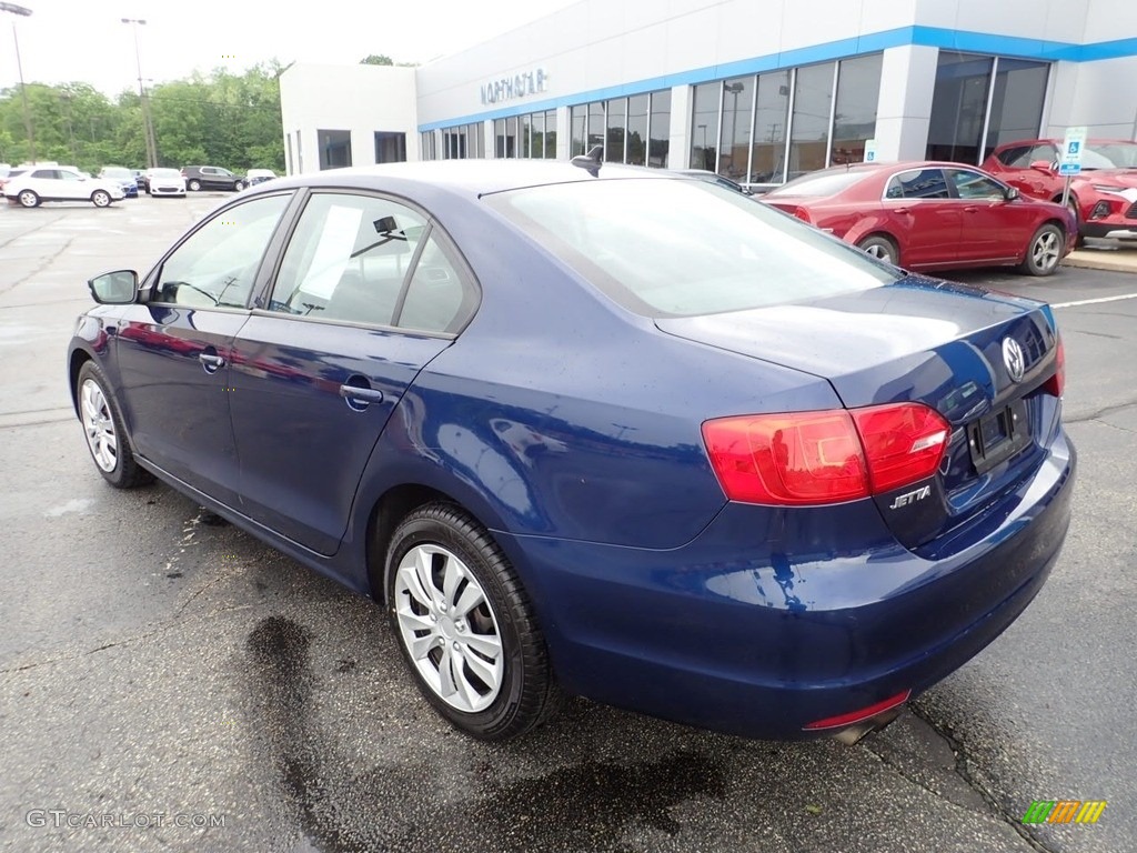 2014 Jetta SE Sedan - Tempest Blue Metallic / Titan Black photo #4