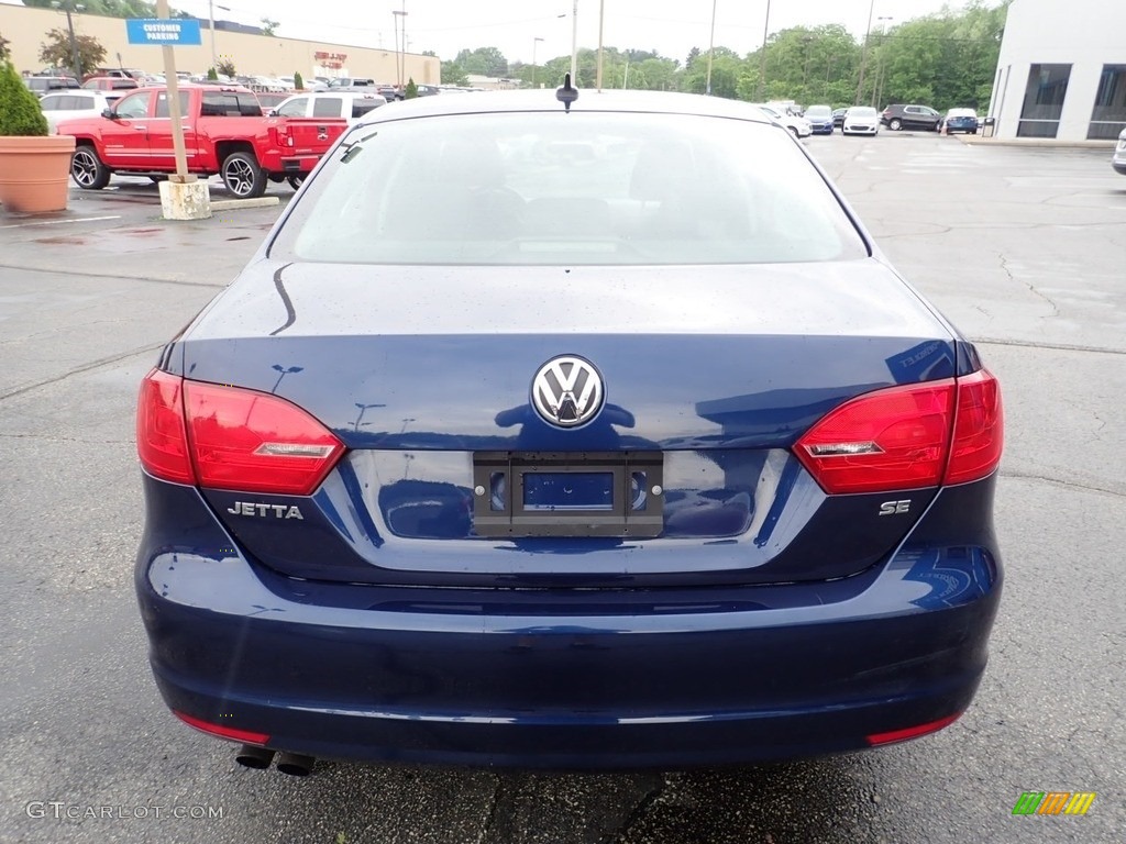 2014 Jetta SE Sedan - Tempest Blue Metallic / Titan Black photo #6