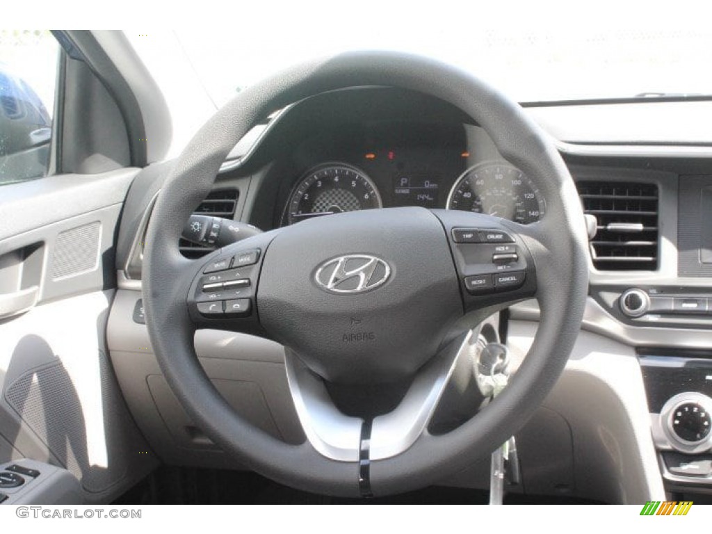 2019 Elantra SE - Lakeside Blue / Gray photo #19