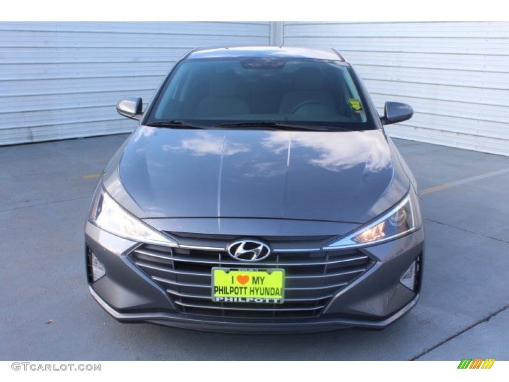 2019 Elantra SE - Machine Gray / Gray photo #3