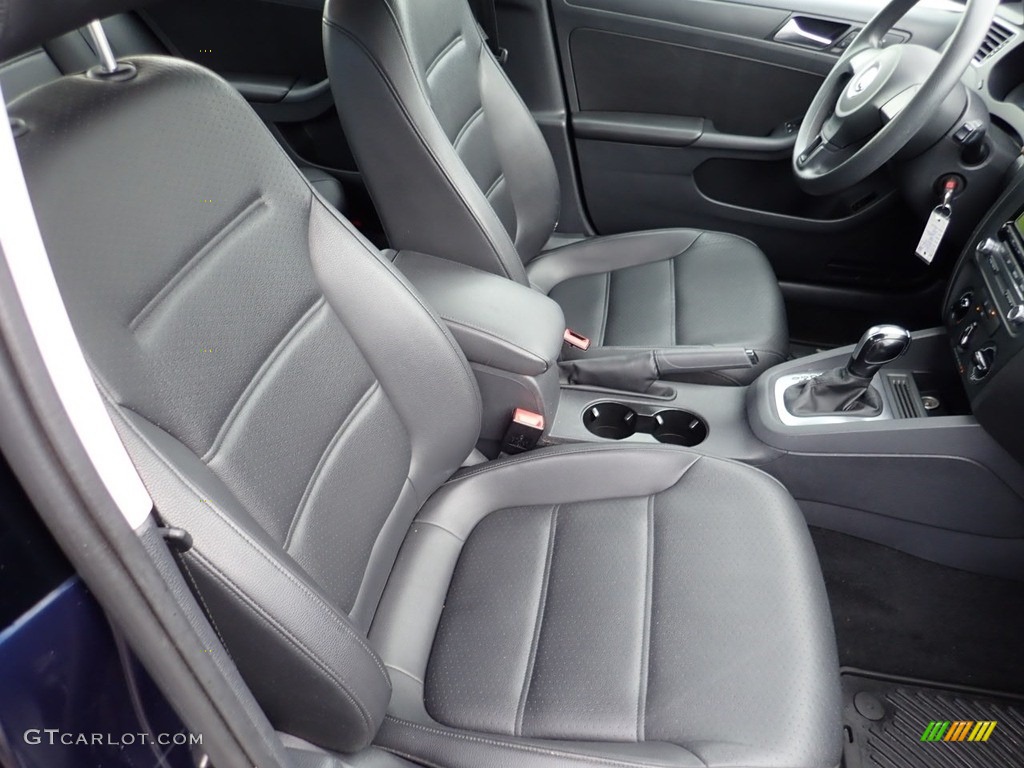 2014 Jetta SE Sedan - Tempest Blue Metallic / Titan Black photo #15