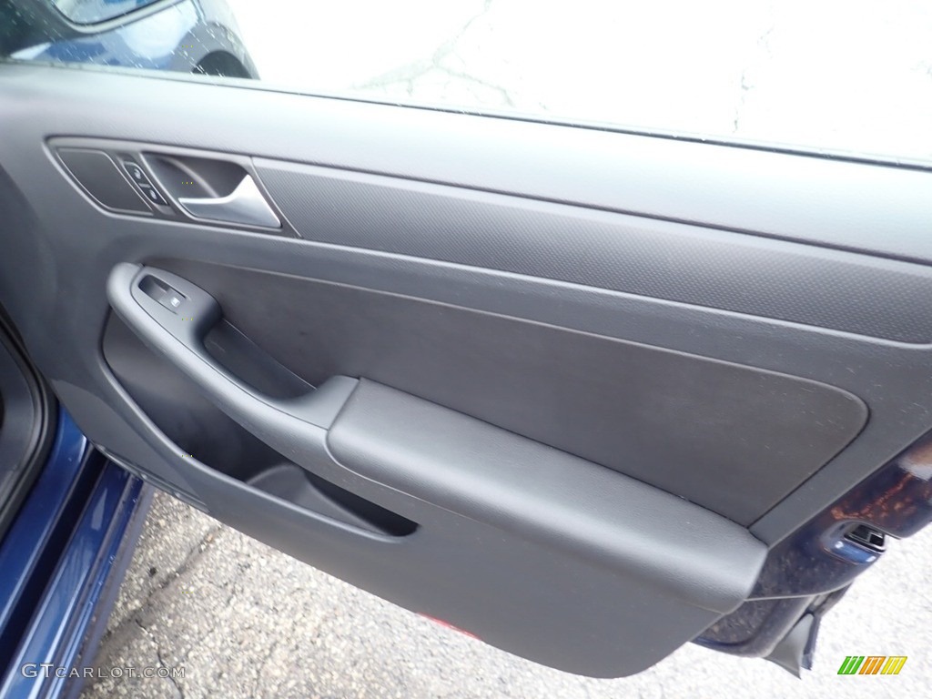 2014 Jetta SE Sedan - Tempest Blue Metallic / Titan Black photo #18