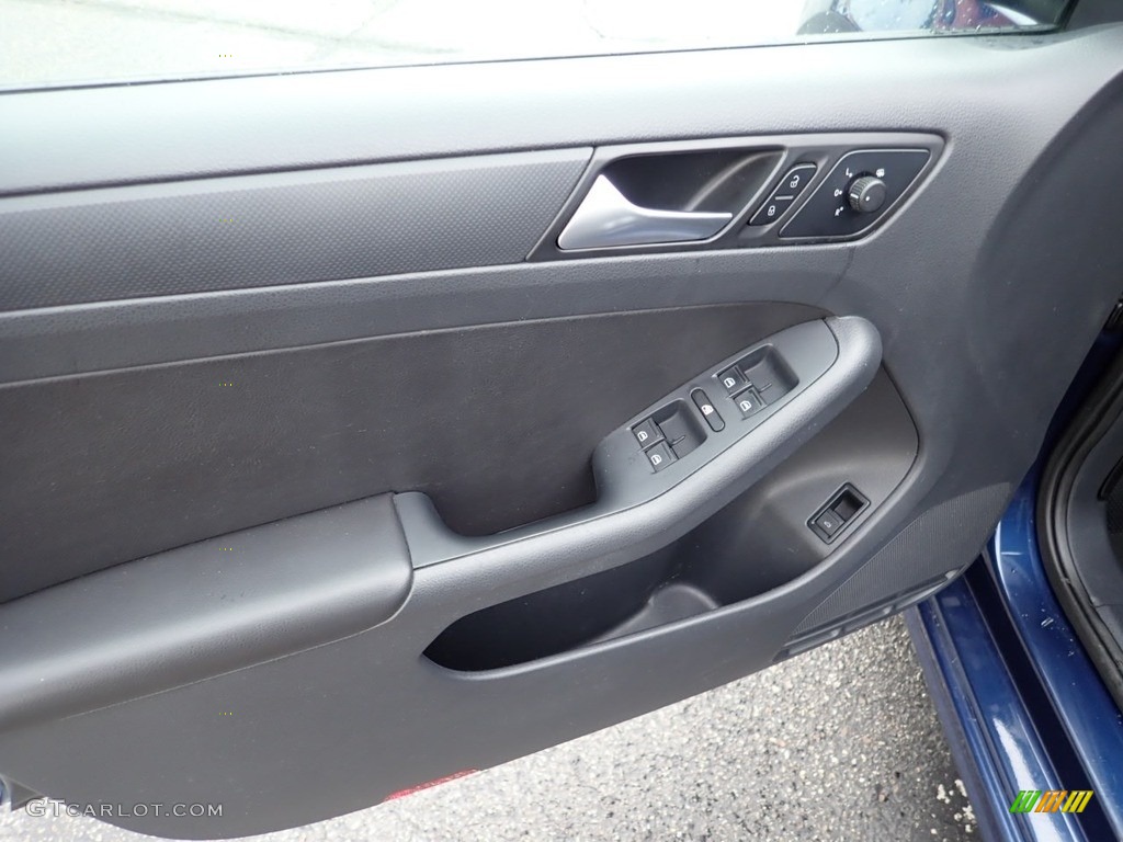 2014 Jetta SE Sedan - Tempest Blue Metallic / Titan Black photo #25