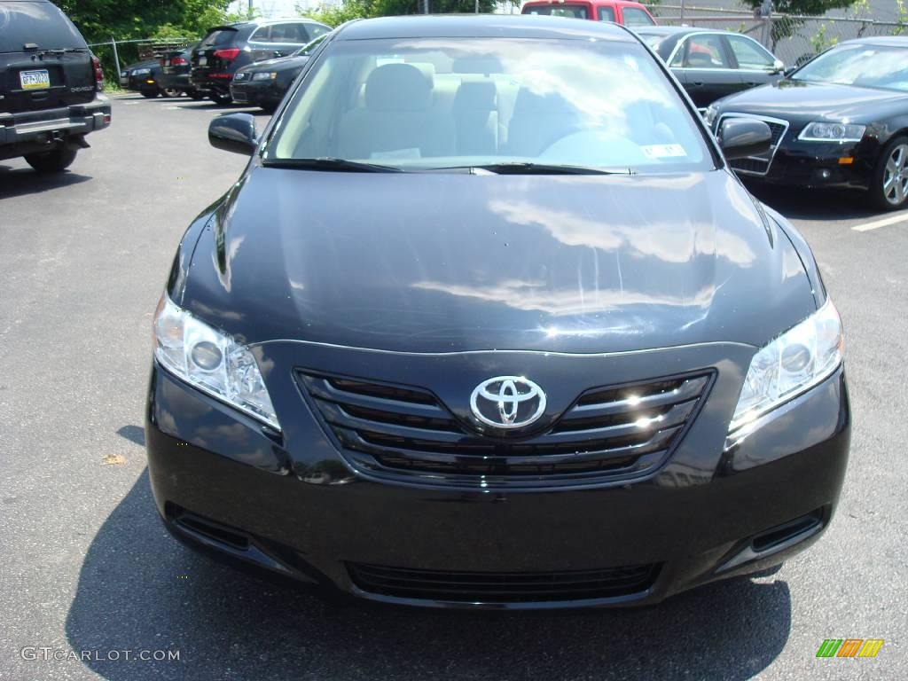 2007 Camry LE - Black / Bisque photo #3