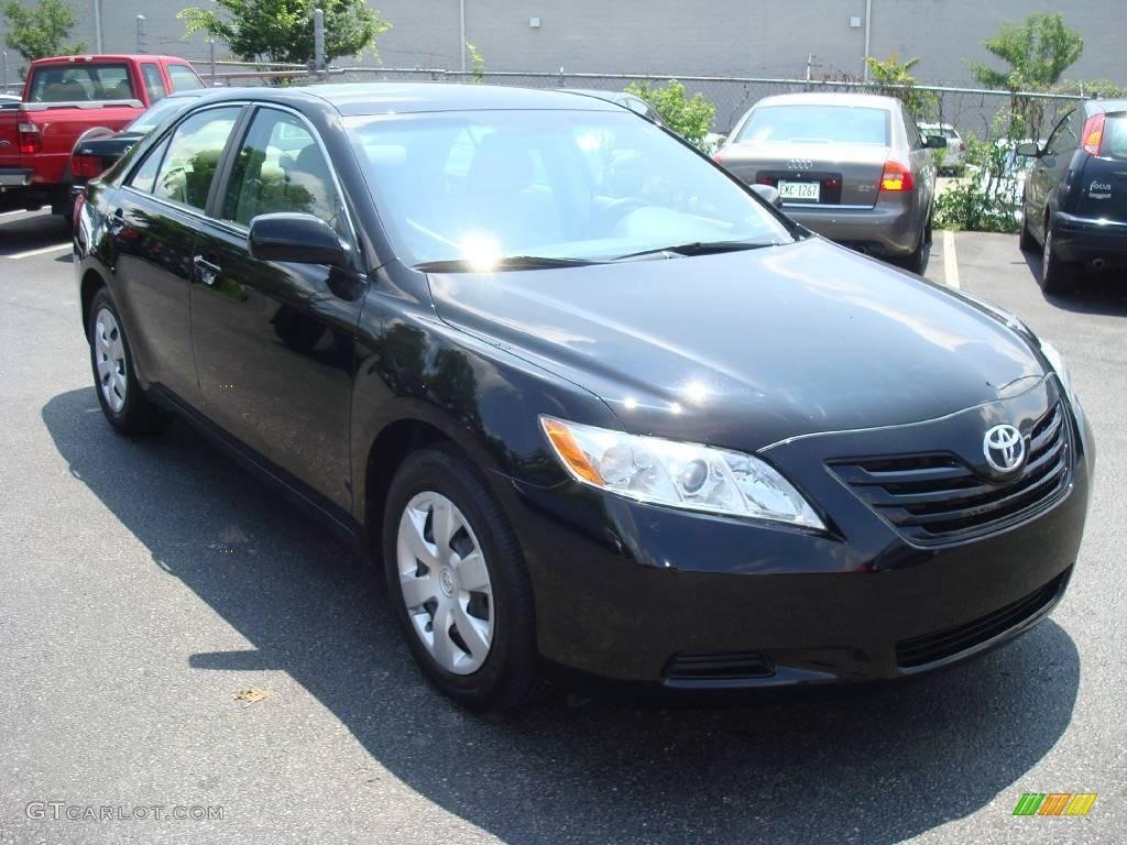 2007 Camry LE - Black / Bisque photo #4