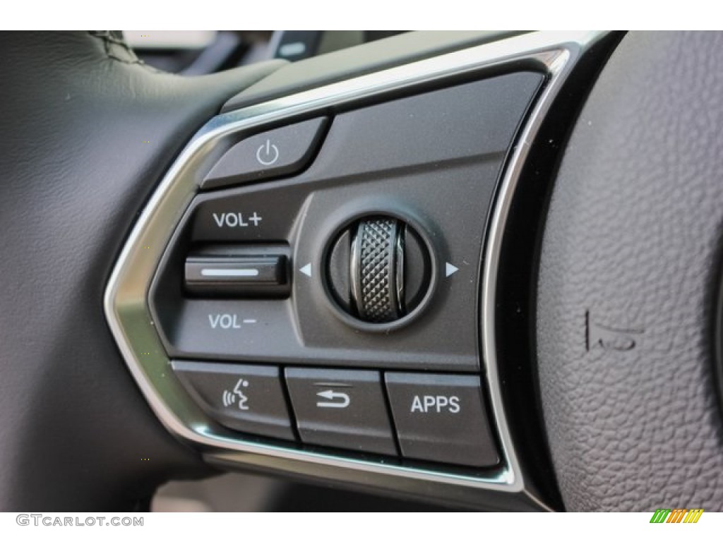 2020 Acura RDX Technology Ebony Steering Wheel Photo #133506960