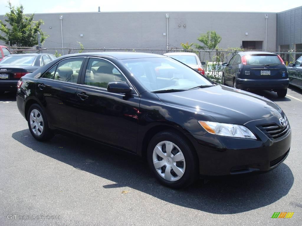 2007 Camry LE - Black / Bisque photo #5