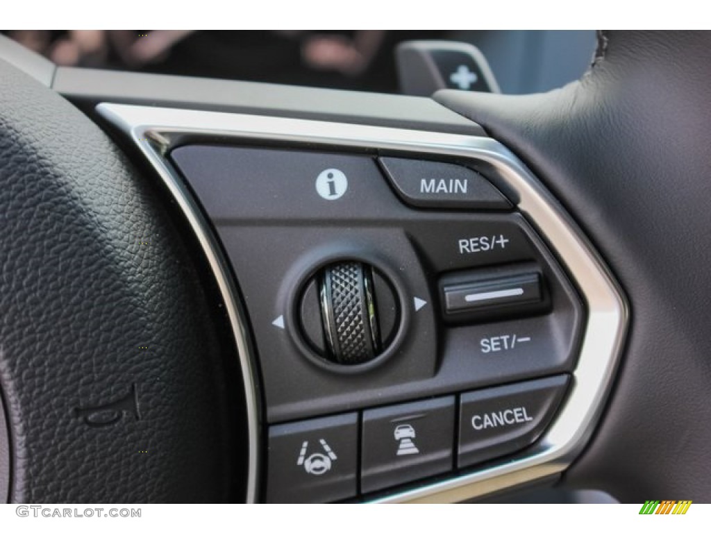 2020 Acura RDX Technology Ebony Steering Wheel Photo #133507005