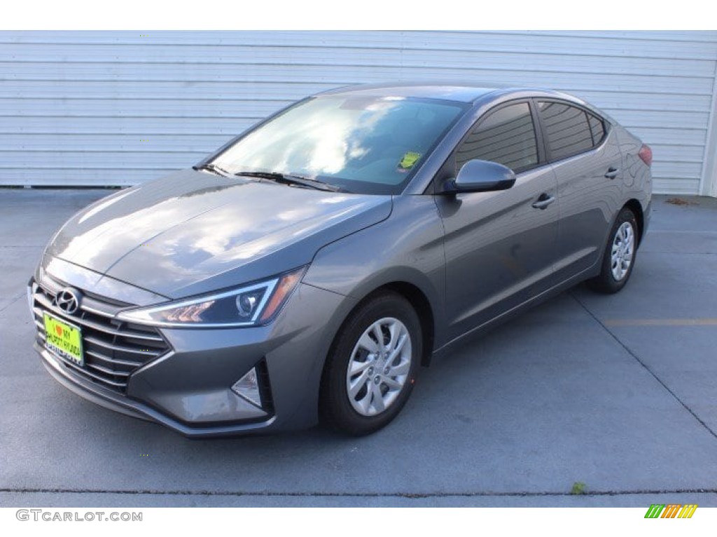 2019 Elantra SE - Machine Gray / Gray photo #4