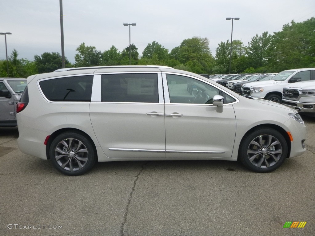 2019 Pacifica Limited - Luxury White Pearl / Deep Mocha/Black photo #6